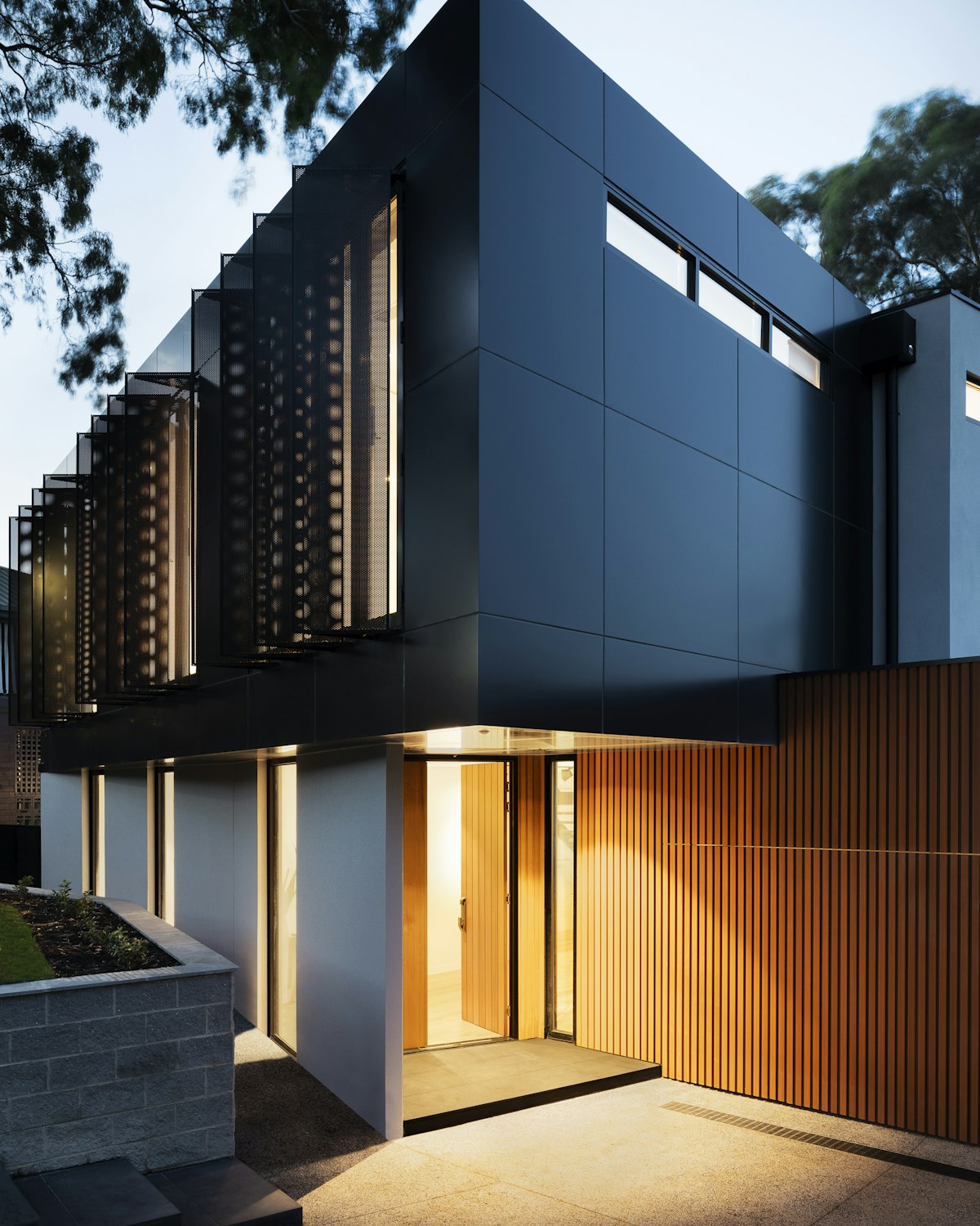 MCRAU custom home facade in the Swan Valley, Western Australia